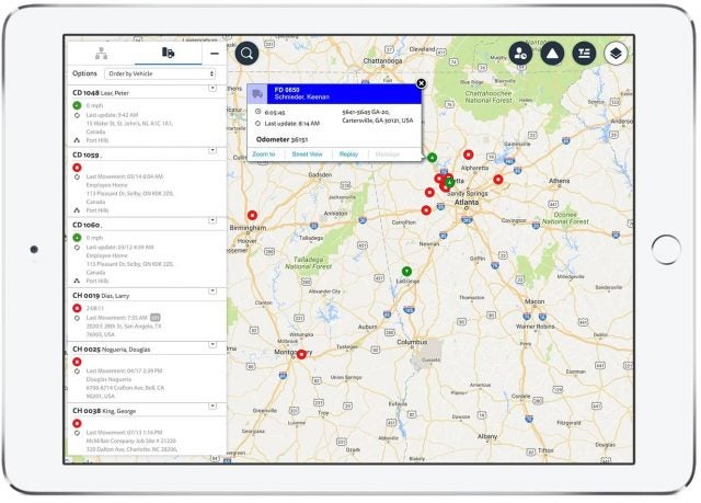 Verizon Reveal Live Map on iPad